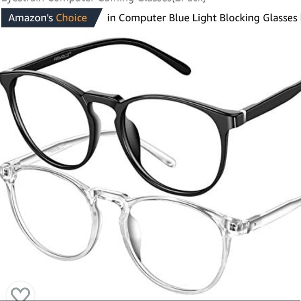 2 pack Blue Light Blocking glasses